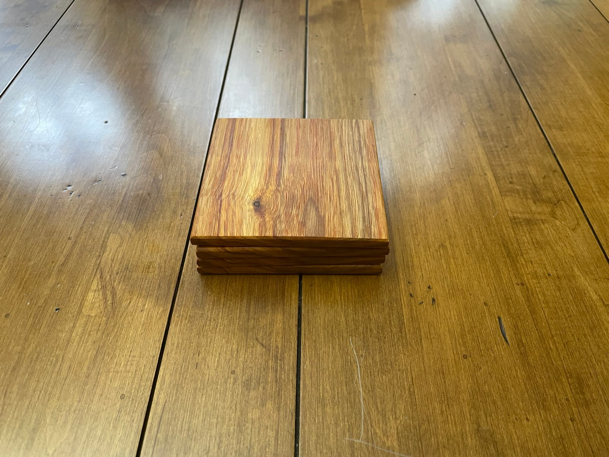 Canary Wood Coaster Set - Image 1