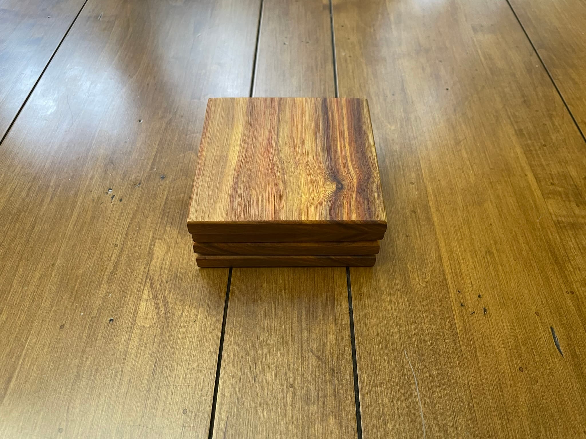 Canary Wood Coaster Set - Image 1