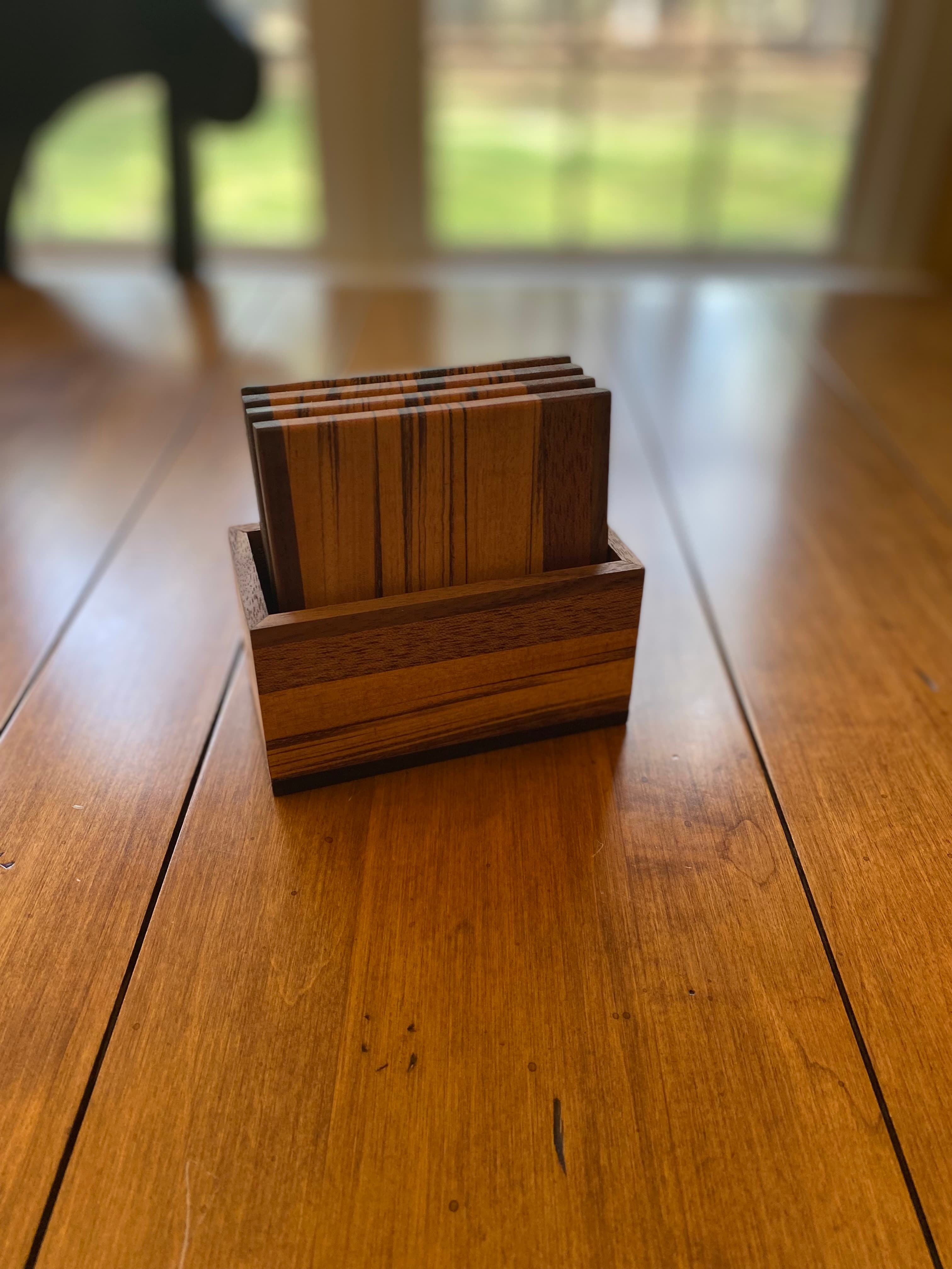 Coaster Set with Holder